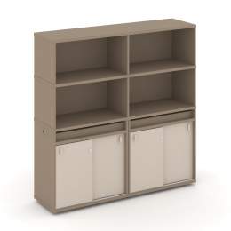 Набор 7 Тумба двойная с надставкой ES.NB.2V-7